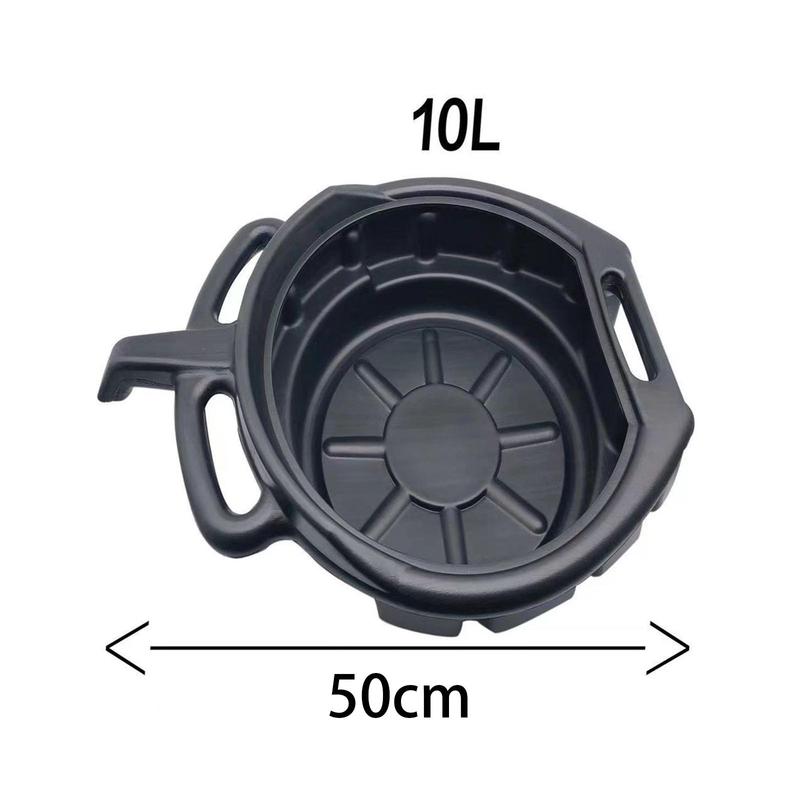 Oil Drain Can Fluted Collect Pan Leak Waste Engine Oil Collector Oil Trip Tray Garage Tool for Garage Tool Car Fuel Fluid