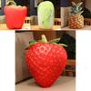 Cartoon Fruit Plush Cushion Pillow For Sofa Office Nap Soft Floral Design Gift For Kids