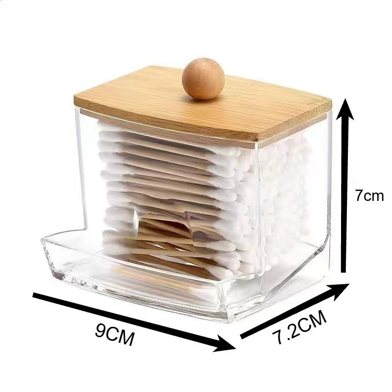 

Cotton Swab Box Bathroom Storage Box Cotton Ball Storage Box Toothpick and Cotton Pad Boxes