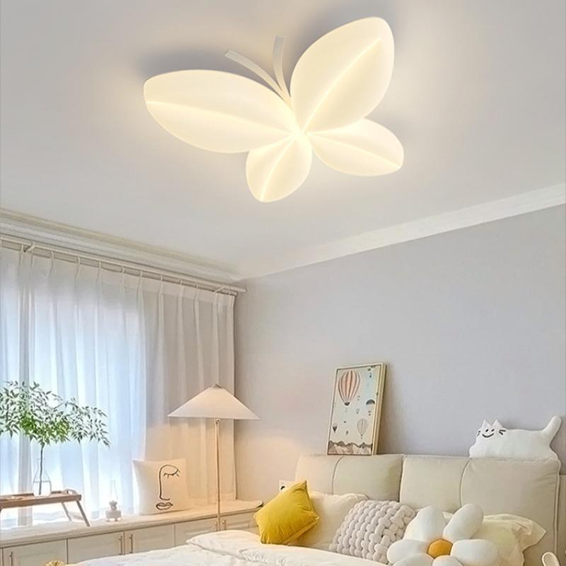 Full Spectrum Eye Protection Bedroom Light, Butter Wind Butterfly Ceiling Light