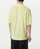 MUSINSA STANDARD Boucle Slit Neck Knitted Polo Shirt [Lemon]
