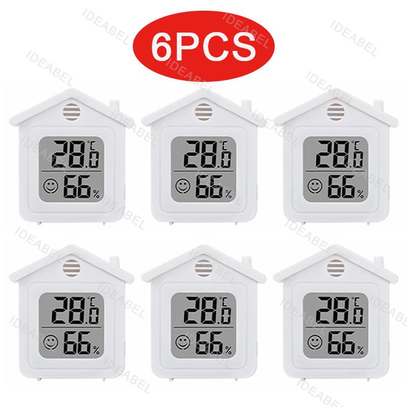 6-10PCS Indoor Mini Temperature and Humidity Meter, Bedroom Temperature Meter, Portable Electronic Digital Display, Humidity