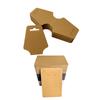 200 Pcs Necklace Display Cards Retro Thick Blank Kraft Paper Tag for Displaying Earring Bracelets Jewelry Stores