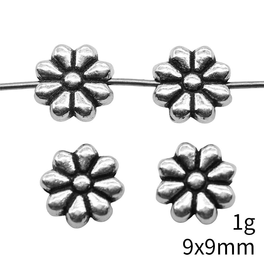 Bead Material Jewelry & Accessories Flower Small Hole Beads Spacer Accessories Parts Beads Jewelry Making Findings For Diy