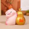 Chinese Style Blessing Pig Statue Fortune New Year Pig Figurine Lucky Pig Figurine  Party Supplies
