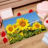 1pc Sunflower Doormats Home Carpet Bathroom Absorbent Mats Anti-Slip Mats Home Decor Supplies Carpets Home Kitchen Floor Mats