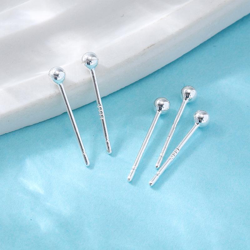 Versilberte 925 Ohrstecker, Anti-Ohrverstopfung, Verschiedene Designs, Für Piercings geeignet