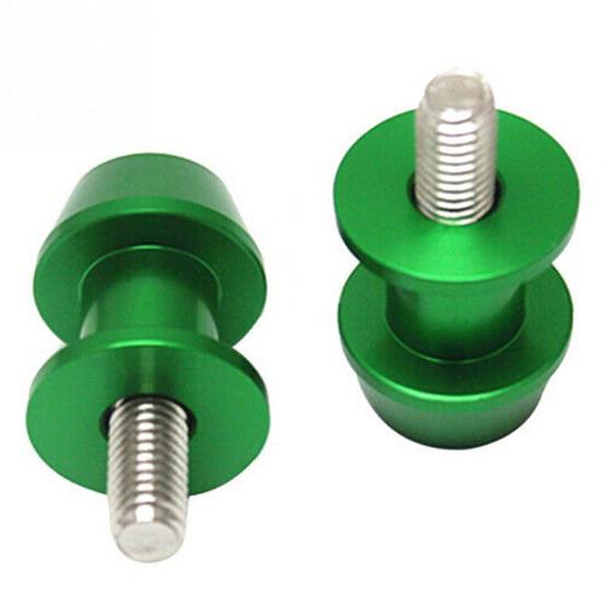 1Pair Aluminum Motorcycle Swingarm Spools Stand Screws Slider for Honda Kawasaki