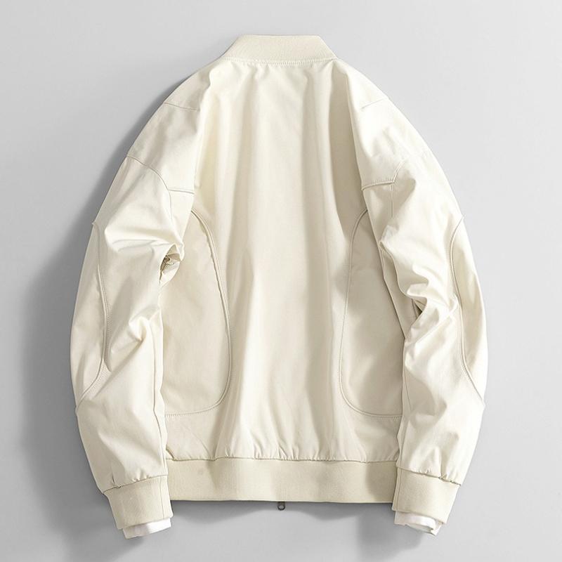 Minimalist Jacket Men's Spring and Autumn Loose Baseball Collar Loose Trend of The Work Wind Hundred Loose Jacket Breathable Work Casual Jacket