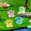 30/50Pc Luminous Mini Resin Cute Fat Hexagonal Dragon Doll Figurine Fairy Garden Diy Micro Landscape Home Decor Glow In The Dark