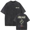 Washed Vintage Rapper Frank Oversized Tshirt Blond Graphic Tshirts Unisex Women Ocean Hip Hop T Shirt Unisexs Fashion Casual Tees