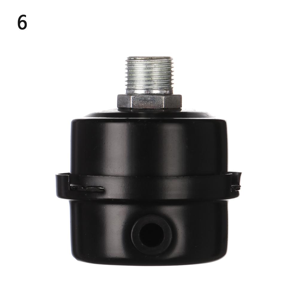 New 12.5mm 16mm 20mm Metal Intake Filter Squelch Muffler 1/2 '' 5/8 "3/4 '' Thread M12 Air Filter Air Compressor Spare Parts