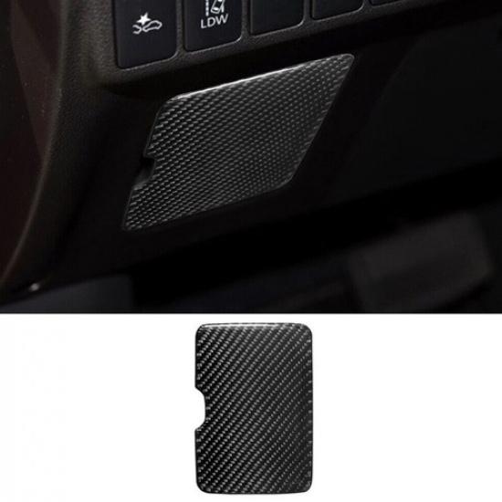 Carbon Fiber Interior Driver Side Fuse Box Cover Trim For Mitsubishi Outlander
