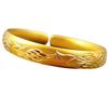 Vietnam Gold-Plated Brass Bangle with Dragon and Phoenix Design