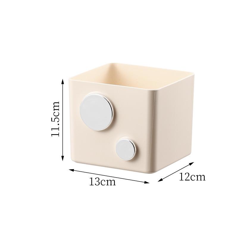 Home desktop makeup brush lipstick sorting storage bucket living room remote storage box desktop office pen holder storage