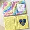 Creative Design Rainbow Mini Photo Album with 20 Pages Storage Sweet 3 Inch Kpop Photocard Album for Couple Friends Gift 2025