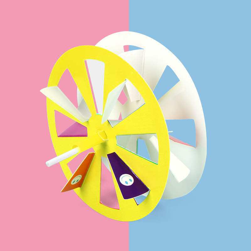 Wind-Powered Car Assembly Kit for Kids - STEAM Science Experiment