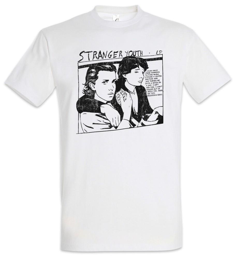 

Stranger Youth Mens T-Shirt Cover Album Records Record Sonic LP Things S