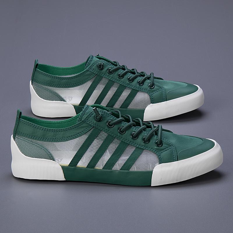 Hot sale Summer Mesh Casual Shoes for Men 2024 Flat Shoes Comfort Red Men Loafers Light Mens Slip-on Shoes zapatos de hombre