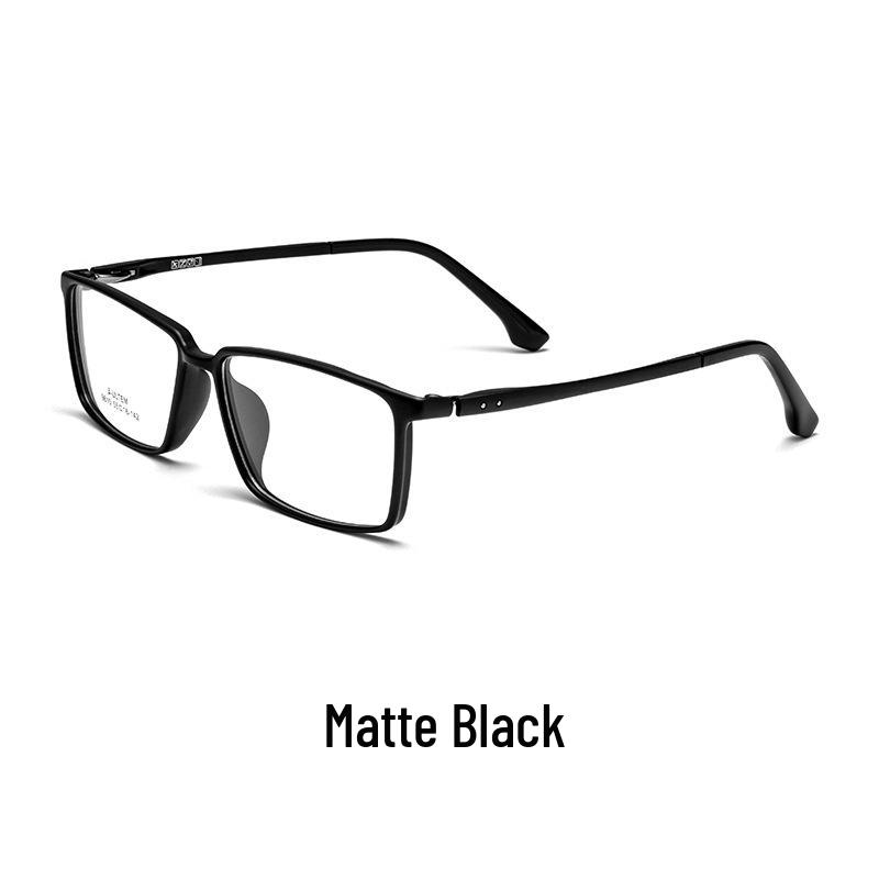 Herren Vollrand Myopie Brillengestell - Kunststoff & Stahl, Modell 9810