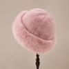 Fluffy Fur Bucket Hat For Women Plush Fisherman Hat Warm Women'S Winter Hat Thicken Cold Snowy Day Panama Cap Chrismas Gifts