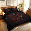 Tokyo Ghoul Vzor Povlečení Sada Prošívaných Dek Quilt Cover Povlak na Polštář Domácí Narozeninový Dárek(1 * povlak na peřinu + 2 * povlak na polštář, bez jádra)