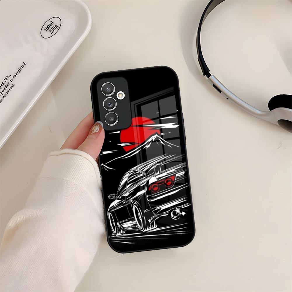 Japan JDM Sports Cars Male Men Phone Case Glass For Samsung S24 S26 S23 S20 S25 S21 S22 Ultra Fe Plus A05 A06 A16 A26 A36 A56 Co Galaxy S23 Plus