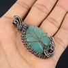 Green Chalcedony 999 Copper Wire Wrapped Pendant, Handmade Gemstone Pendant Jewelry, Gifts For Wife Brand New Pendant