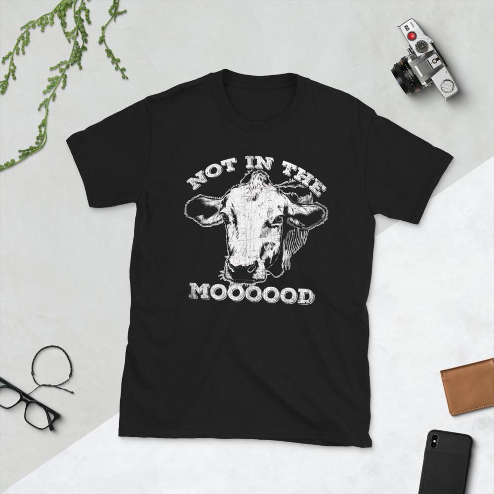 Not In The Mood T-Shirt Funny Cow - Short-Sleeve Unisex T-Shirt S разноцветный