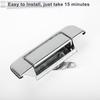 Car Back Rear Exterior Door Tailgate Handles for Toyota Pickup 1989-1995 Durable Tailgate Replacement Handle No.6909089101 ABS Metal Silver Tone 1 Pc