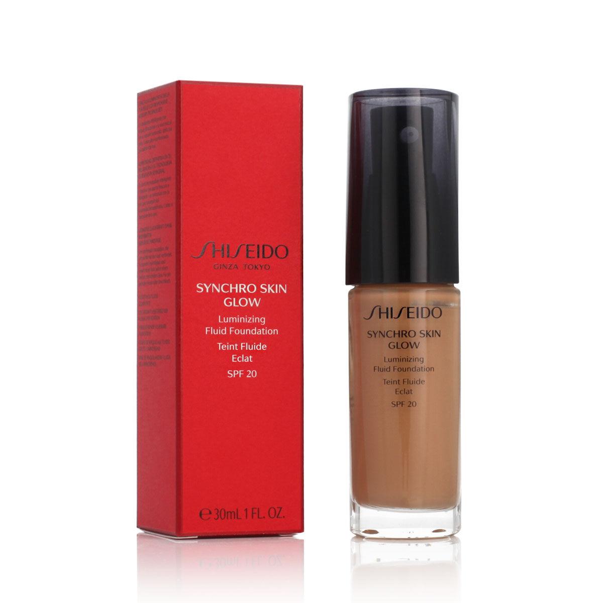 

Жидкая основа под макияж Shiseido Synchro Skin Glow № 05 Golden Spf 20 30 мл