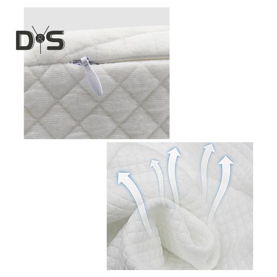 Baby-Schlafkissen, Memory-Schaum, Still-Keilkissen, Anti-Reflux-Keilkissen für Säuglinge mit Reißverschlussbezug für Jungen und Mädchen, Bett, Kinderzimmer