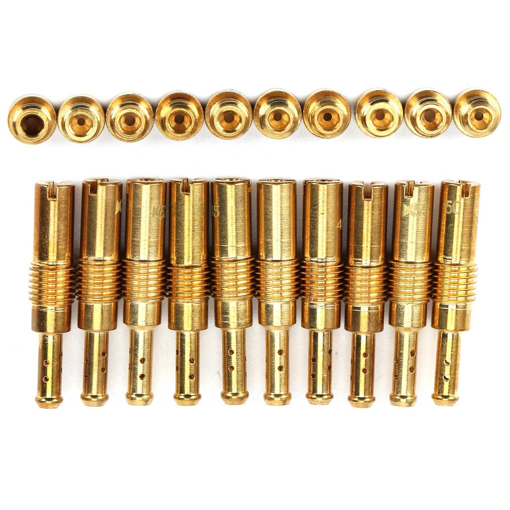 Carburetor Main Nozzle Pilot Jets Kit Brass Rebuild Toolkit Industrial Components