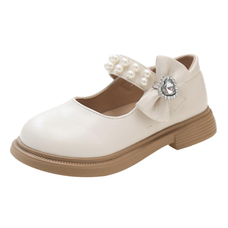 Spring New Fashion Girls Versatile Casual Comfortable Soft-soled Leather Shoes