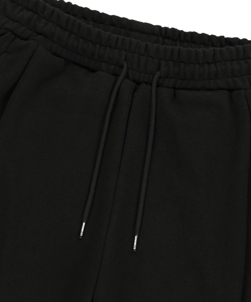 BROWNBREATH Stamp Tag Wide Sweatpants - Black