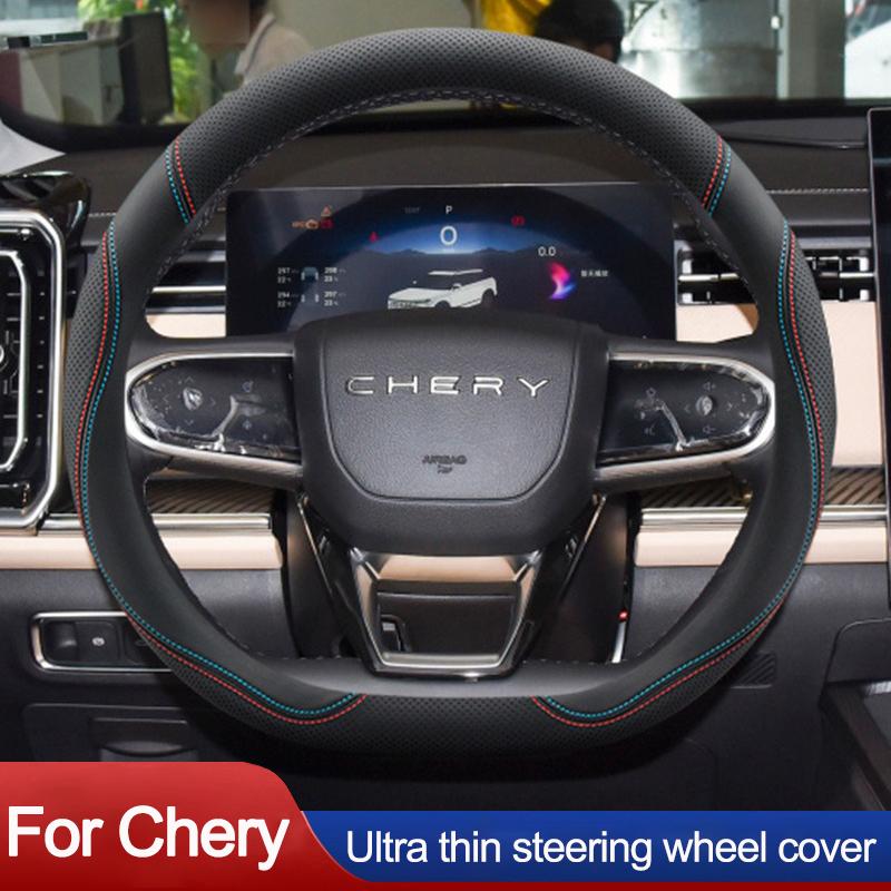 Car Auto Steering Wheel Cover Wrap for Chery Tiggo 8 7 Pro Tiggo 7Plus 8Plus D O Type Braid On Steering-Wheel