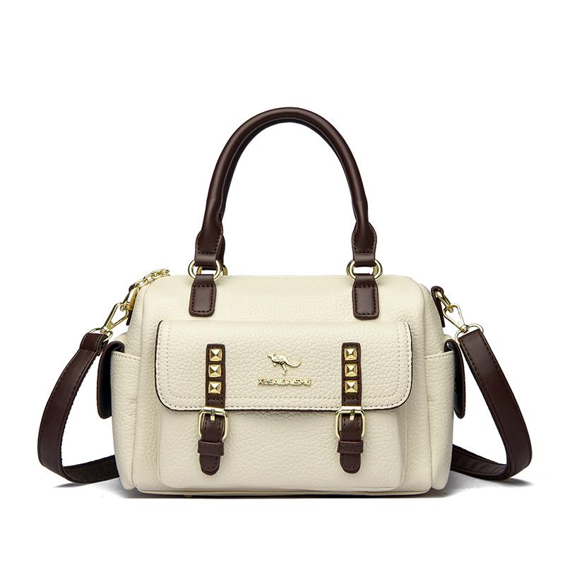 Borsa a tracolla da donna in morbida pelle PU di alta qualità, Borsa a spalla da donna alla moda, Adatta per l'uso quotidiano, Lo shopping, Il pendolarismo