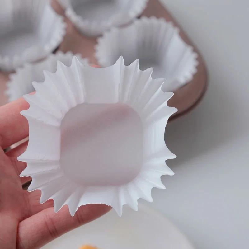 100pcs Square Cupcake Liners Baking Cups Pan Liners Paper Baking Cup For Cupcakes Cup Liners Party Supplies Pastry Tools