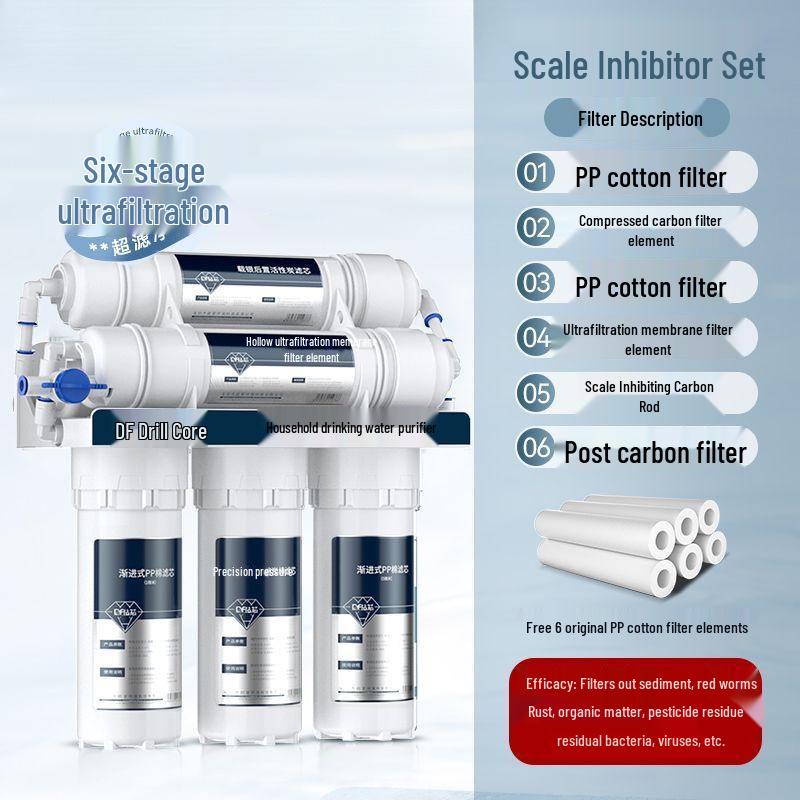 Universal Kitchen Tap Ultrafiltration Water Purifier and Pre-Filter