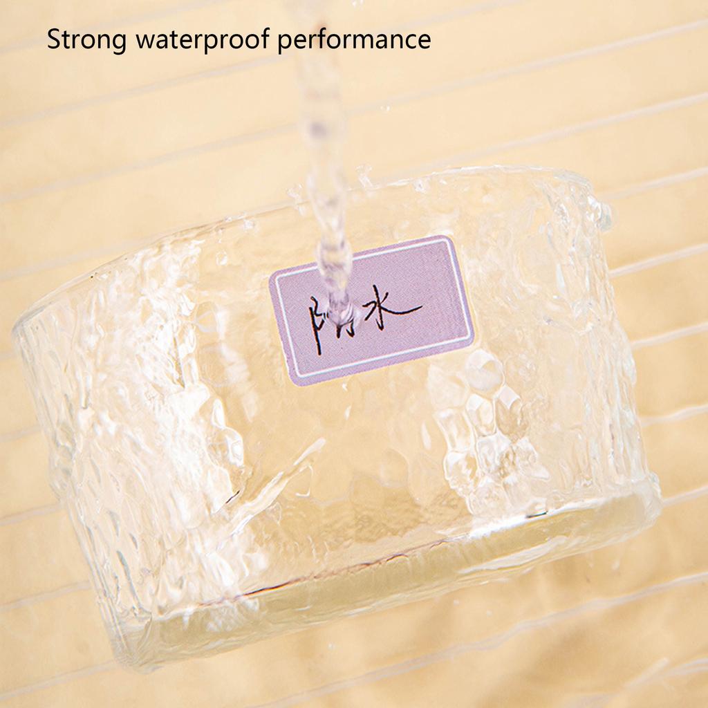 Waterproof Adhesive Labels for Organizing Home Office School Supplies With Tear Proof Designs