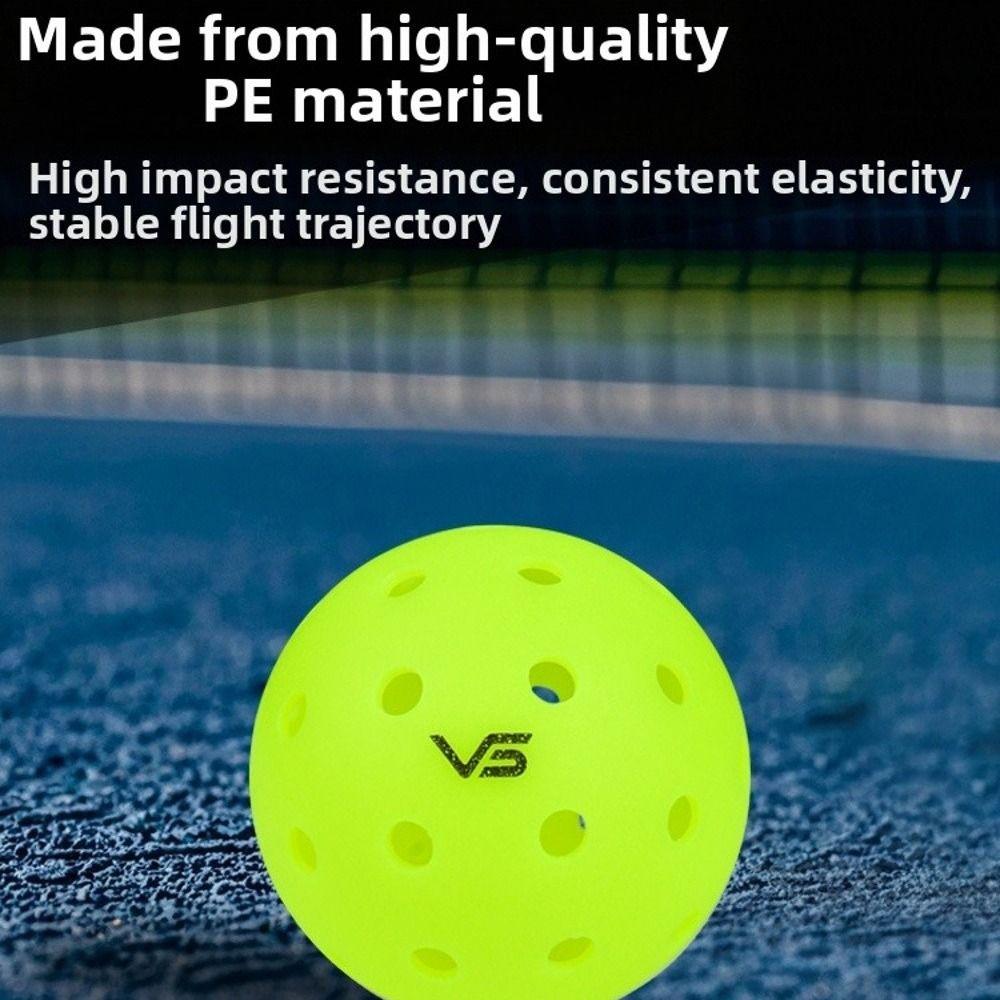 74MM Outdoor Pickleballs Durable Training Pickleballs New Pickleball Balls  Practice
