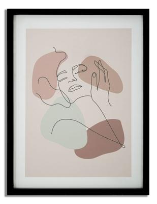 Stamp With Frame Face -A- 35X2X47cm