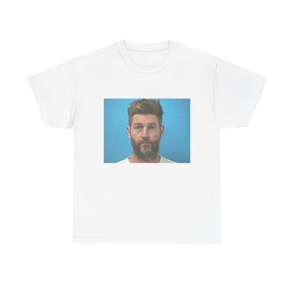 

Vintage Jay Cutler Mugshot Chicago Bears Tee Football Fan Gift Retro Sports Unisex T-Shirt L