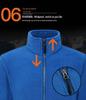 Outdoor Fleece Jacket for Men & Women - Thick Warm Polar Fleece Cardigan with Optional Logo for Autumn/Winter.