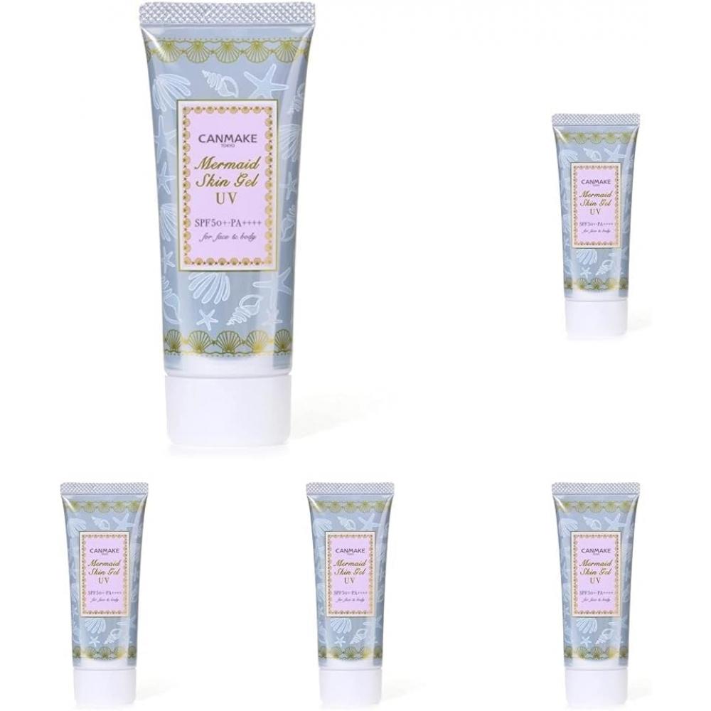 Canmake Гель-крем для лица Mermaid Skin Gel UV 01 40г X5 40г X5 01 Прозрачный