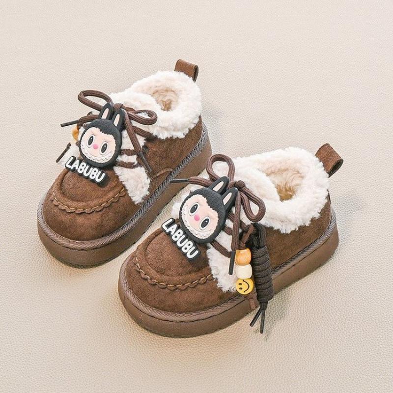

Children s Fashionable and Warm Cotton Shoes, Winter Girls Soft-soled Snow Cotton Shoes 37
