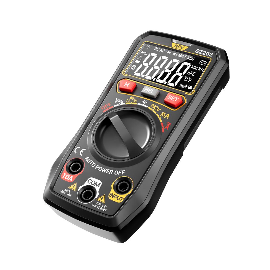 Digital Multimeter, Auto Ranging 4000 Counts, Portable Ohm Volt Amp Tester Measures NCV, Voltage, Current, Diode,