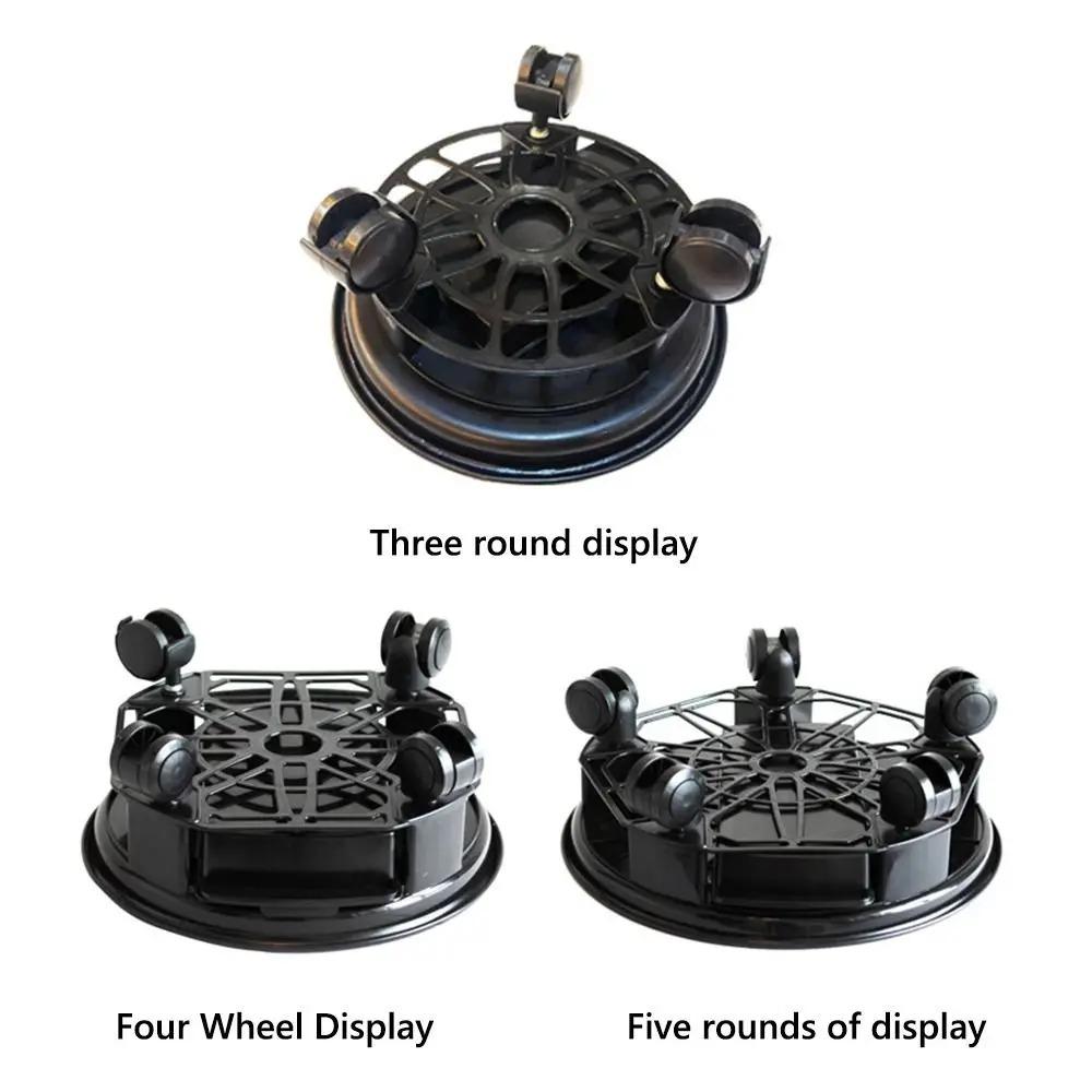360-degree Rolling Movable Flower Pot Tray Round Flower Planter Stand Flower Pot Mover  Indoor Use