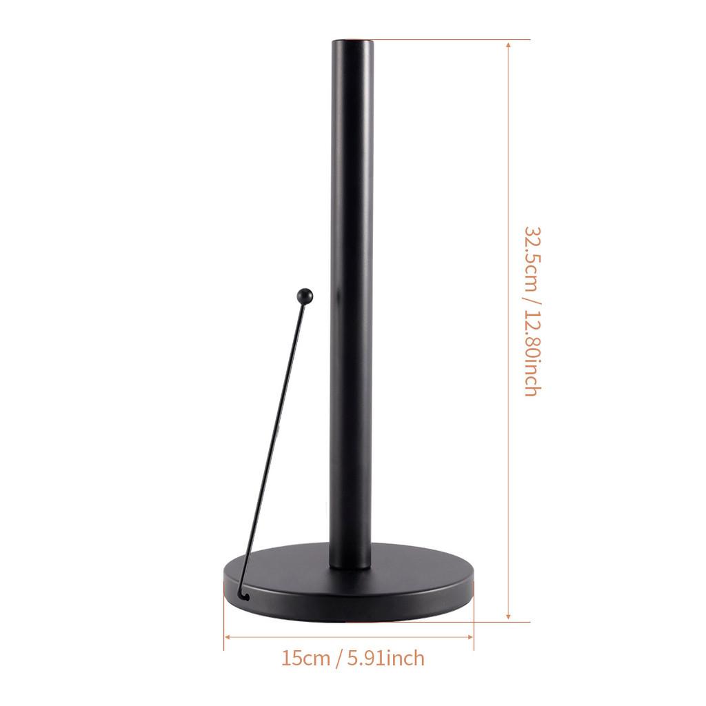Stainless Steel Kitchen Paper Towel Holder With Double Rod For Modern Kitchen Decor