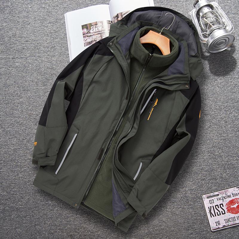 Women's Waterproof 3-in-1 Fleece Jacket Set for Outdoor Activities